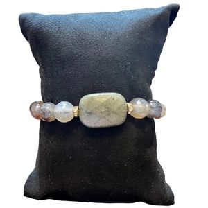 Liv-N-Grace faceted semi precious stone bracelet